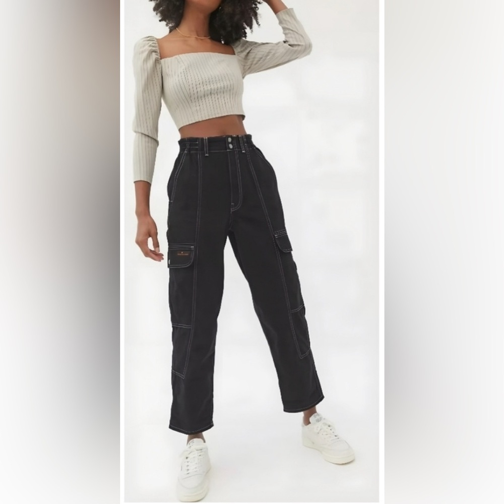 BDG Urban Outfitters Size 27 “Relaxed Skate Jean” Brown Cargo Pant 100 % Cotton